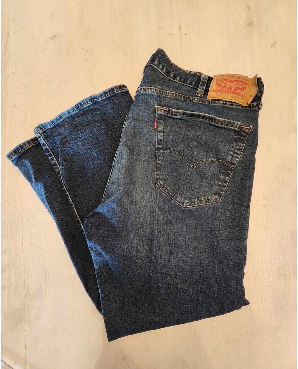 Levis Denim 501 Men's Jeans SZ 40X30 Dark Wash